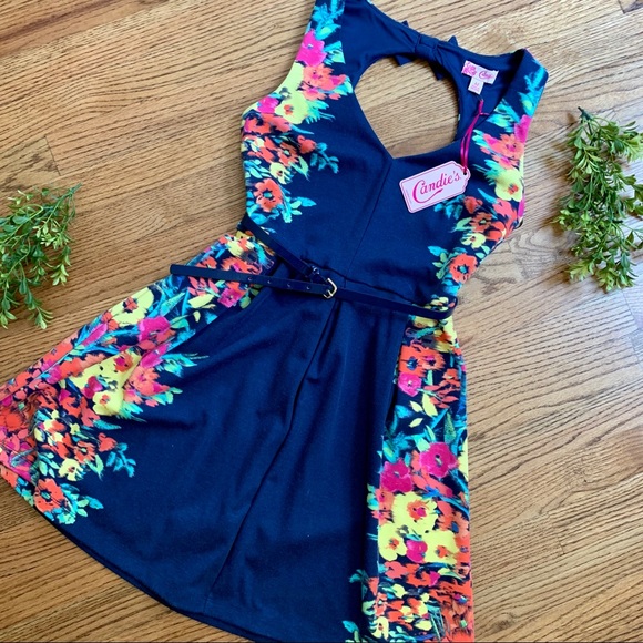 Candie's Dresses & Skirts - Candie’s | NWT | Keyhole Mini Flare Dress